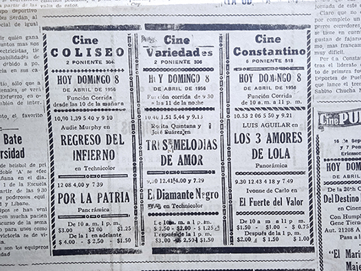 Dirección de cines 1 Dirección de cines 1